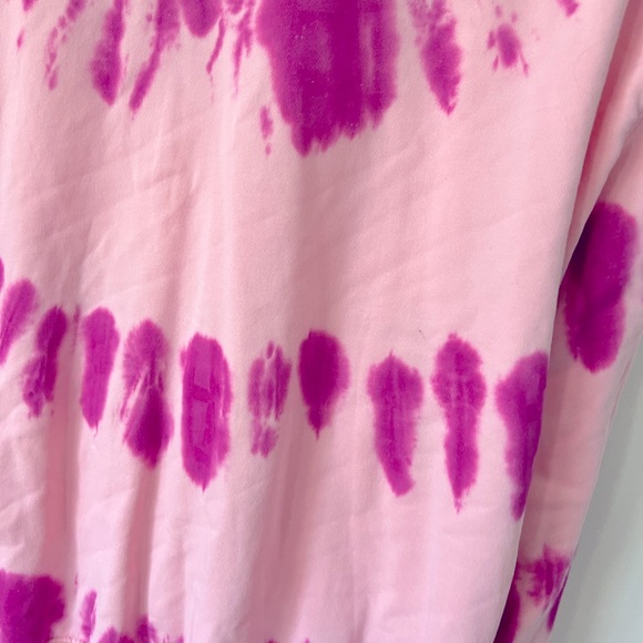 Les Lis pink tie dye sweatshirt. Size M. Trendy & comfy, not too heavy. - Picture 3 of 4